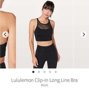 Clip In Long Line Bra